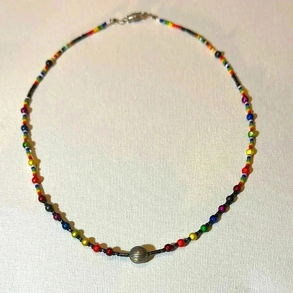 UNIQUE HANDMADE COLORFUL BASKETBALL NECKLACE - Picture 8 of 8
